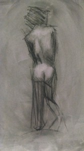 Gesture drawing by student/artist Julie Holmes