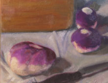 Ode to the Turnip Still Life Painting $225