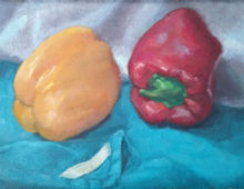 SOLD! Bell Peppers Still Life Painting