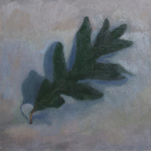 Resting 5x5 oil painting on panel by Julie Dyer Holmes