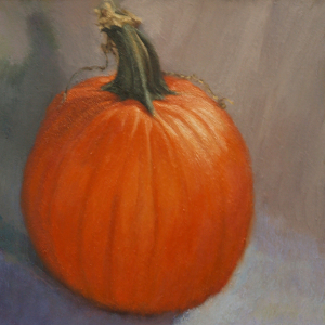 Harvest for the World 8x8 inch oil painting on panel by Fine Artist Julie Dyer Holmes