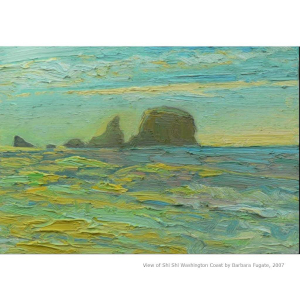 View of Shi Shi Washington Coast by Barbara Fugate 2007