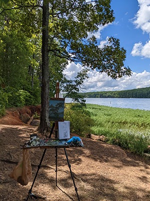 Set-up-at-Badin-Lake