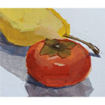 Pear  and Persimmon Painting