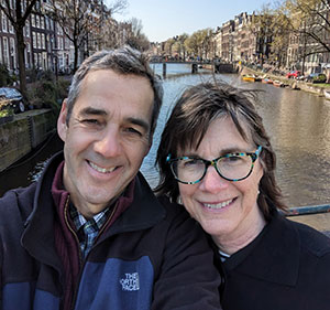 David and Me in Amsterdam April 2023