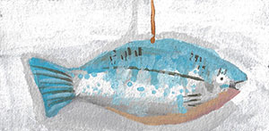 Fish Ornament 2 in Misfit Land